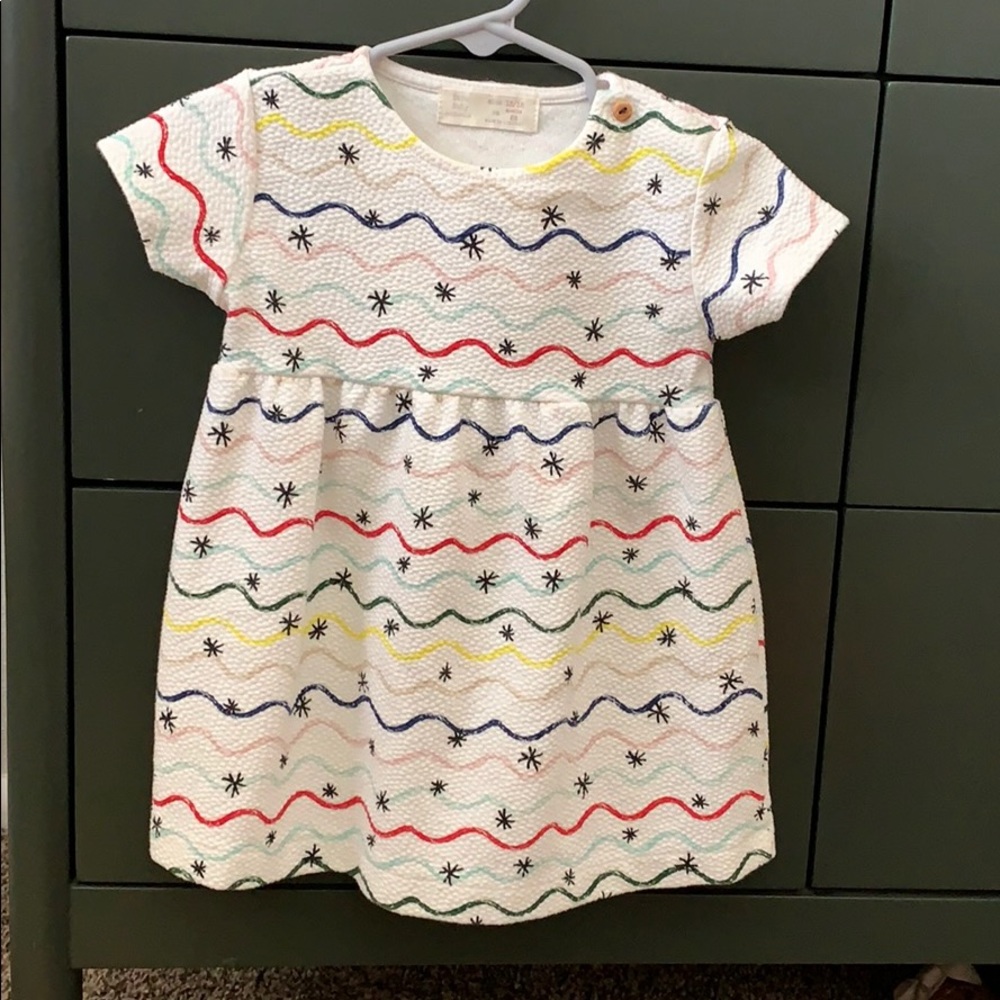 Zara Baby Printed Textured Dress